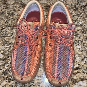 Hooey Twisted X Canvas Shoes Size 9 Womens